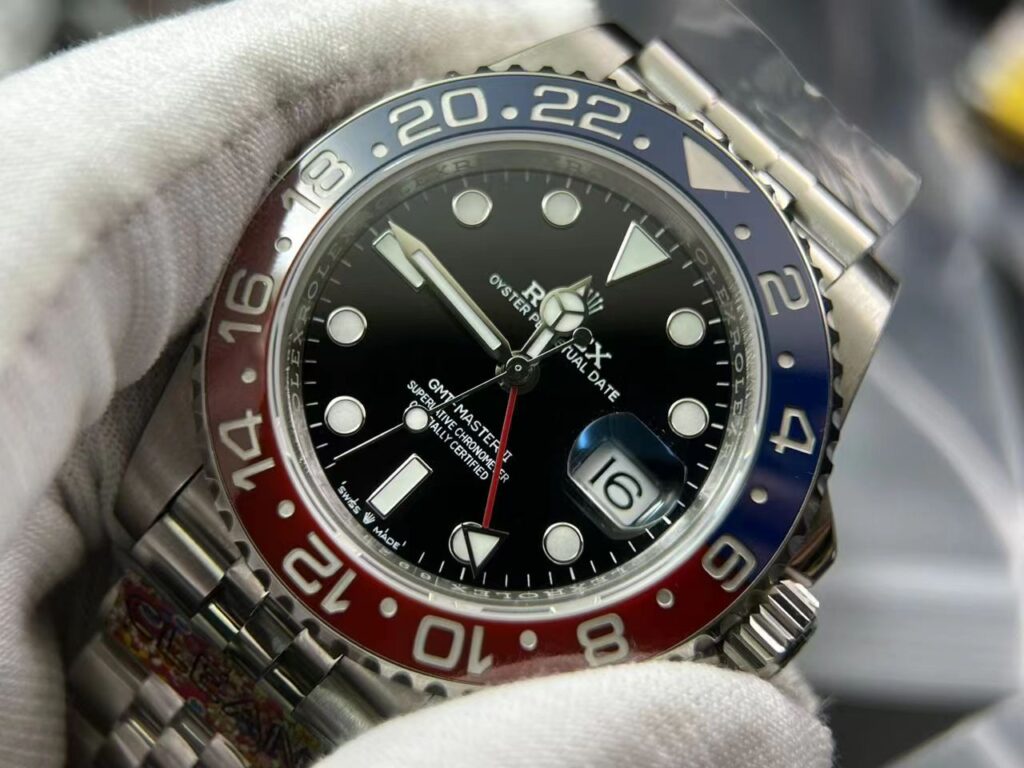 Gmt Master Ii Blro Red Blue Ceramic L Steel Clean Factory