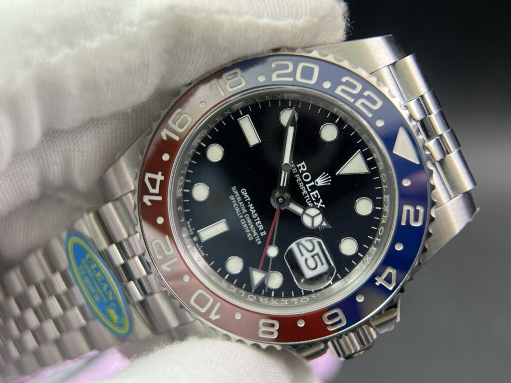 GMT Master II 126710 BLRO Red Blue Ceramic 904L Steel Clean Factory