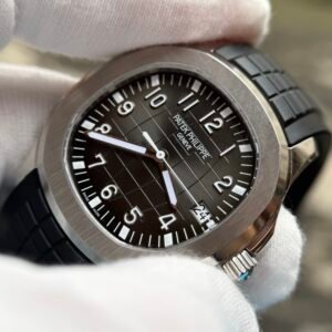 Aquanaut 5167 SS 3KF Best Edition Gray Dial on Black Rubber Strap A330 Super Clone V3