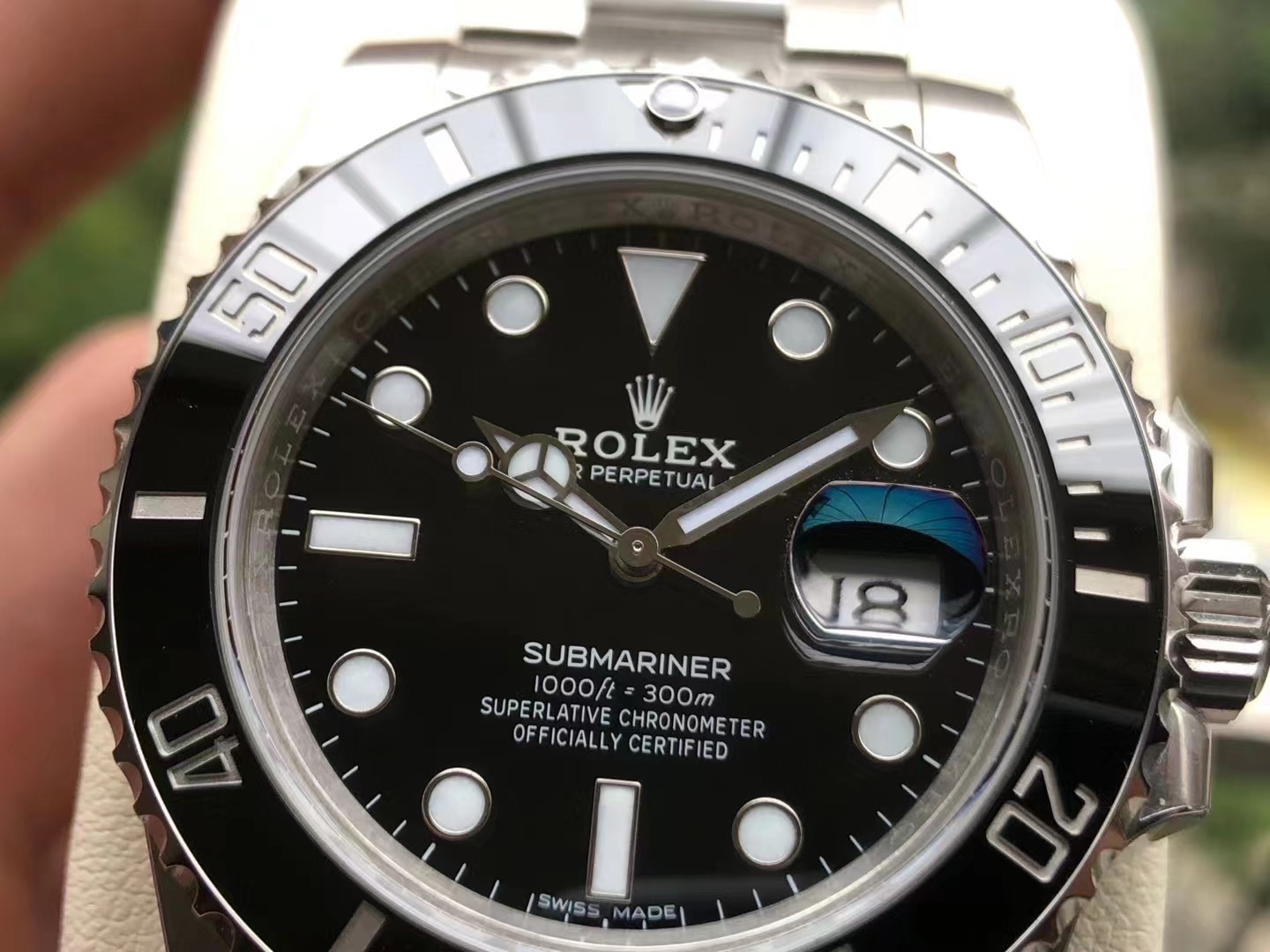 Rolex Submariner Date 116610 LV SS 904L Green Dial Swiss 3135 NEW VSF