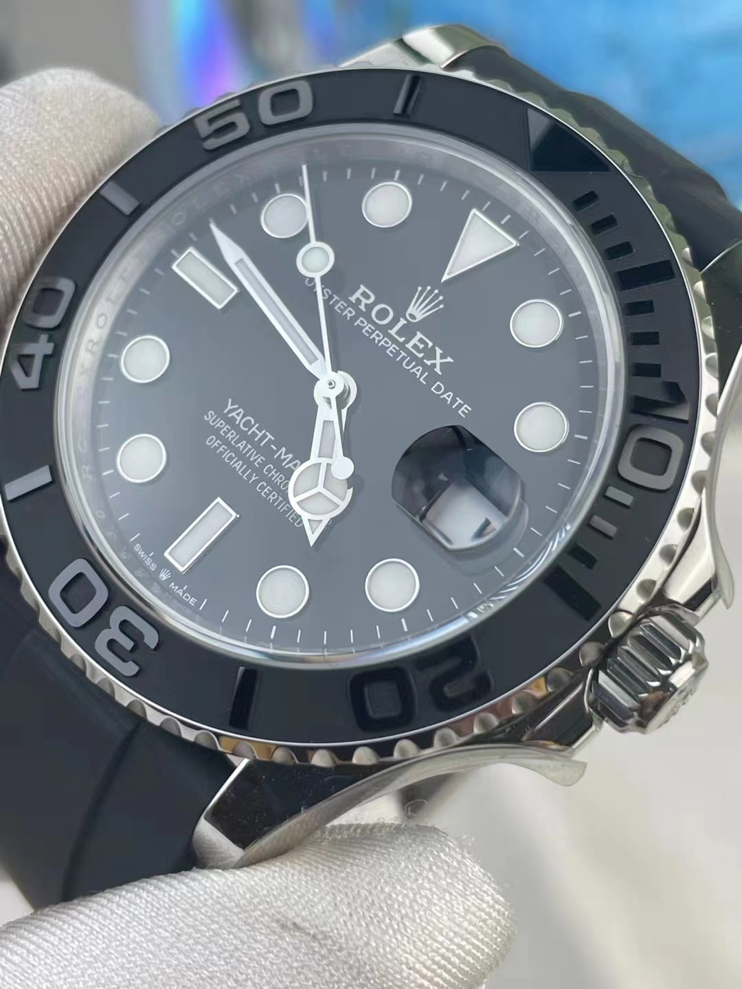 yacht master black ceramic bezel 42mm