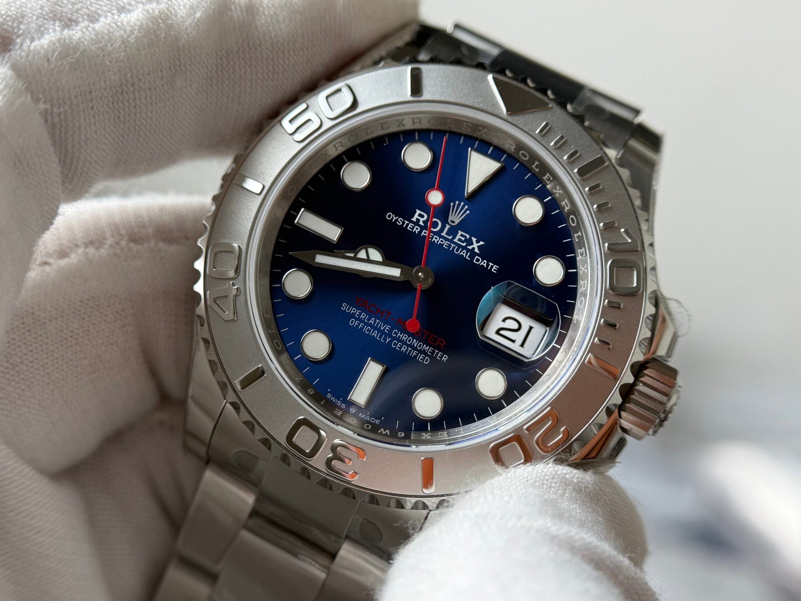 Yacht-Master 126622 VS Factory 1:1 Best Edition 904L Steel Blue Dial on SS Bracelet DD3235 - Image 3