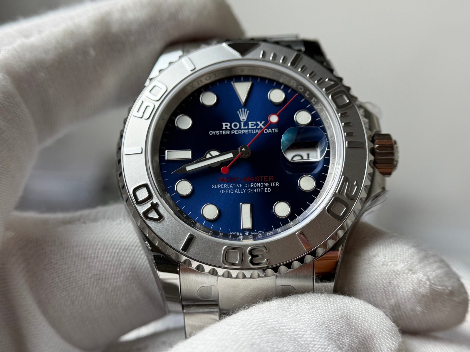 Yacht-Master 126622 VS Factory 1:1 Best Edition 904L Steel Blue Dial on SS Bracelet DD3235 - Image 6