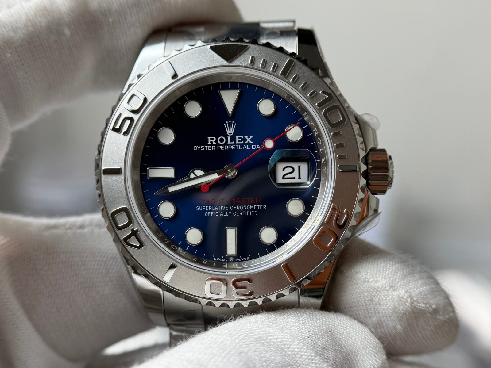 Yacht-Master 126622 VS Factory 1:1 Best Edition 904L Steel Blue Dial on SS Bracelet DD3235 - Image 7