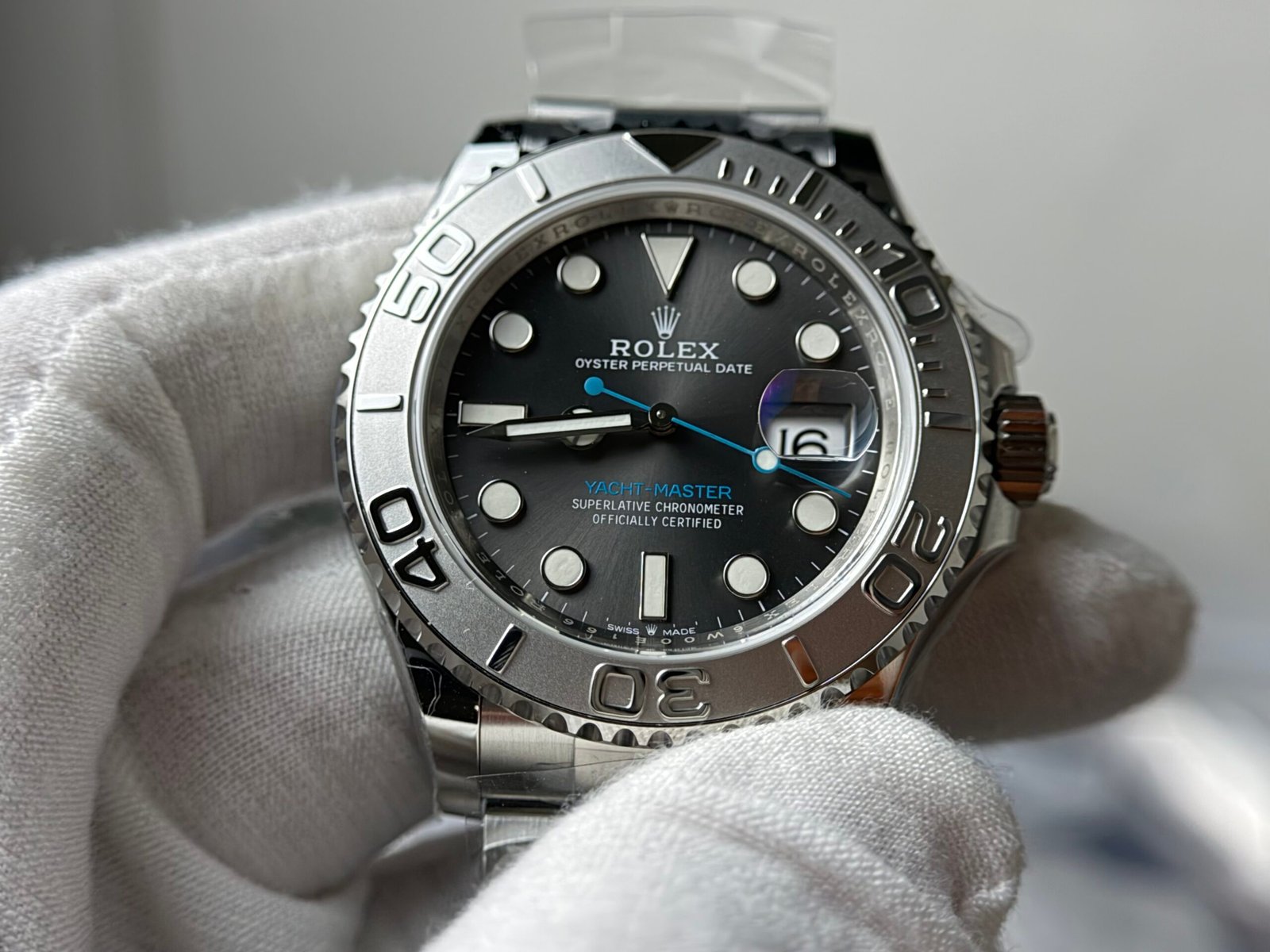 Yacht-Master 126622 VS Factory 1:1 Best Edition 904L Steel Gray Dial on SS Bracelet DD3235 - Image 2