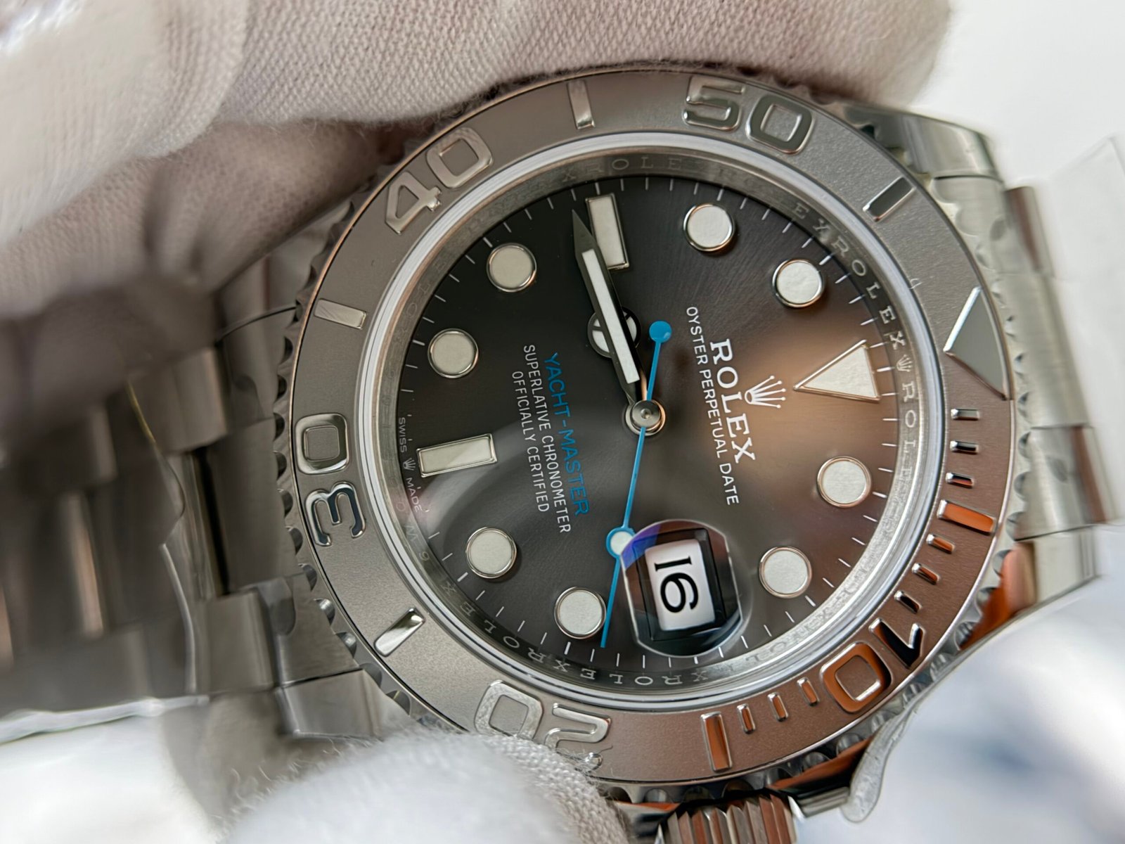 Yacht-Master 126622 VS Factory 1:1 Best Edition 904L Steel Gray Dial on SS Bracelet DD3235 - Image 5