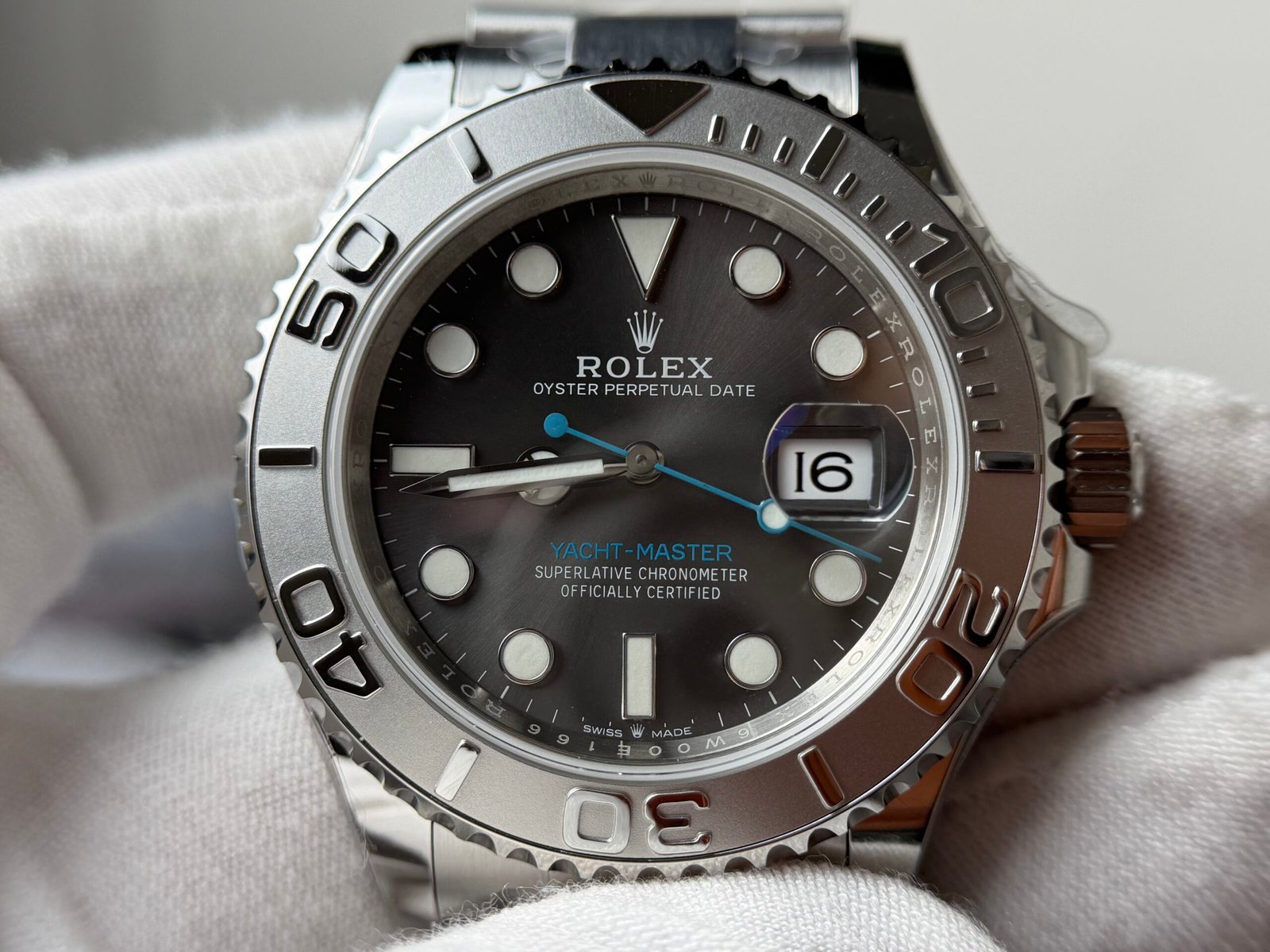 Yacht-Master 126622 VS Factory 1:1 Best Edition 904L Steel Gray Dial on SS Bracelet DD3235 - Image 8