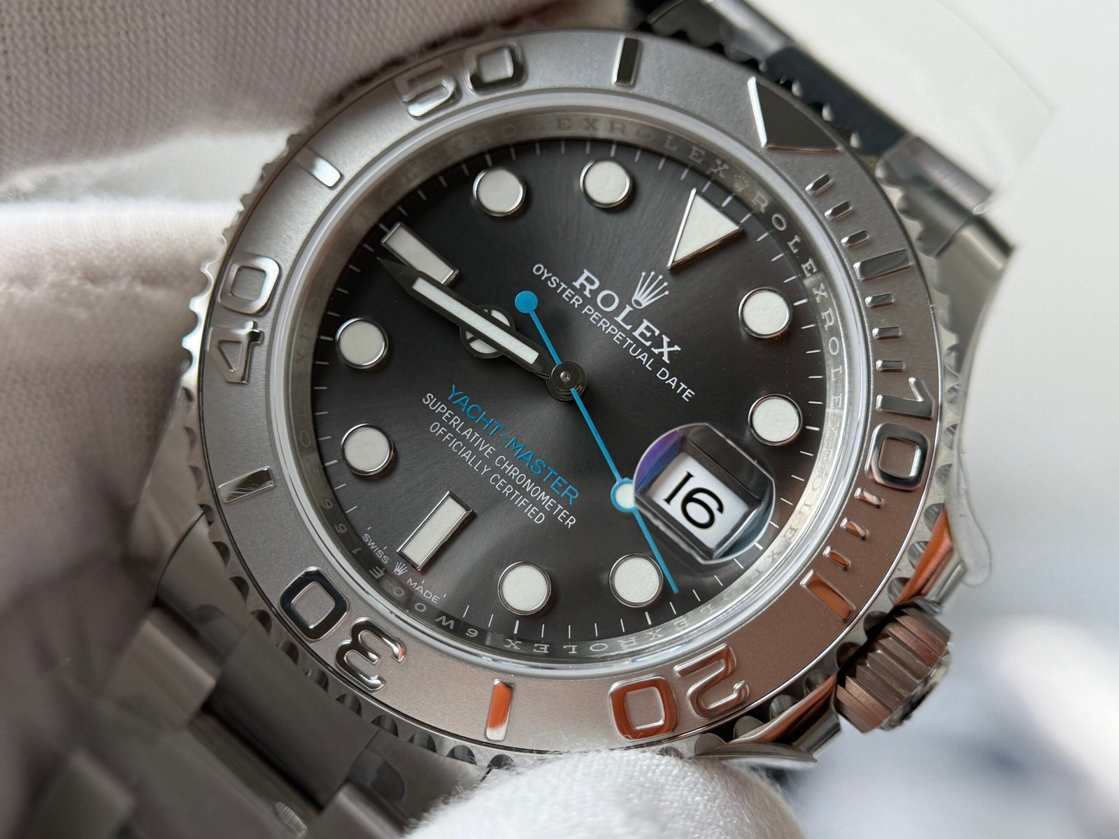 Yacht-Master 126622 VS Factory 1:1 Best Edition 904L Steel Gray Dial on SS Bracelet DD3235 - Image 9