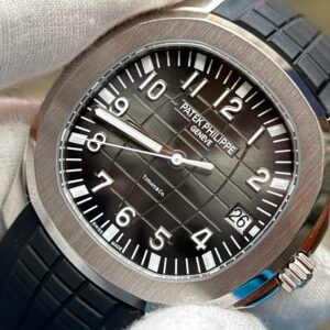 Aquanaut 5167A upgraded Tiffany Gray Dial on Black Rubber Strap Based on 3KF Super Clone V2