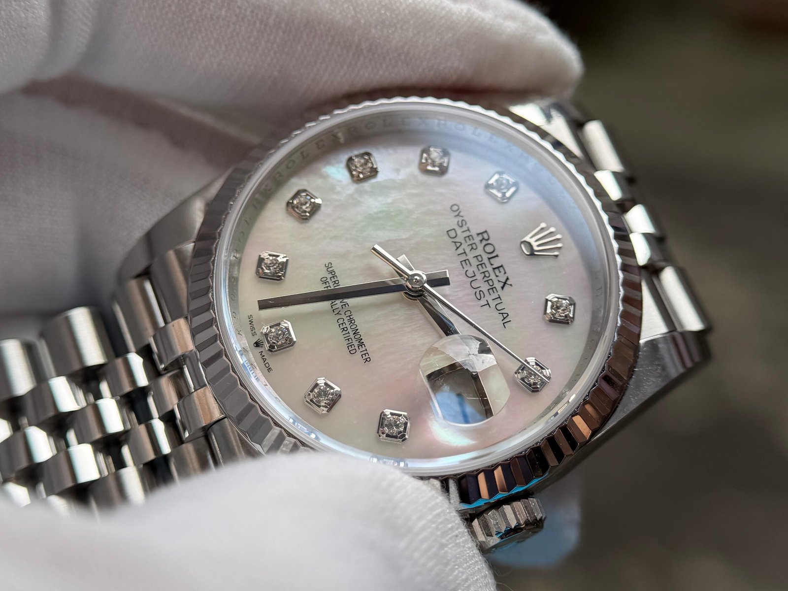 DateJust 41 and 36 126334 1:1 Best Edition 904L Steel MOP Diamond Dial on Jubilee Bracelet DD3235 - Image 5