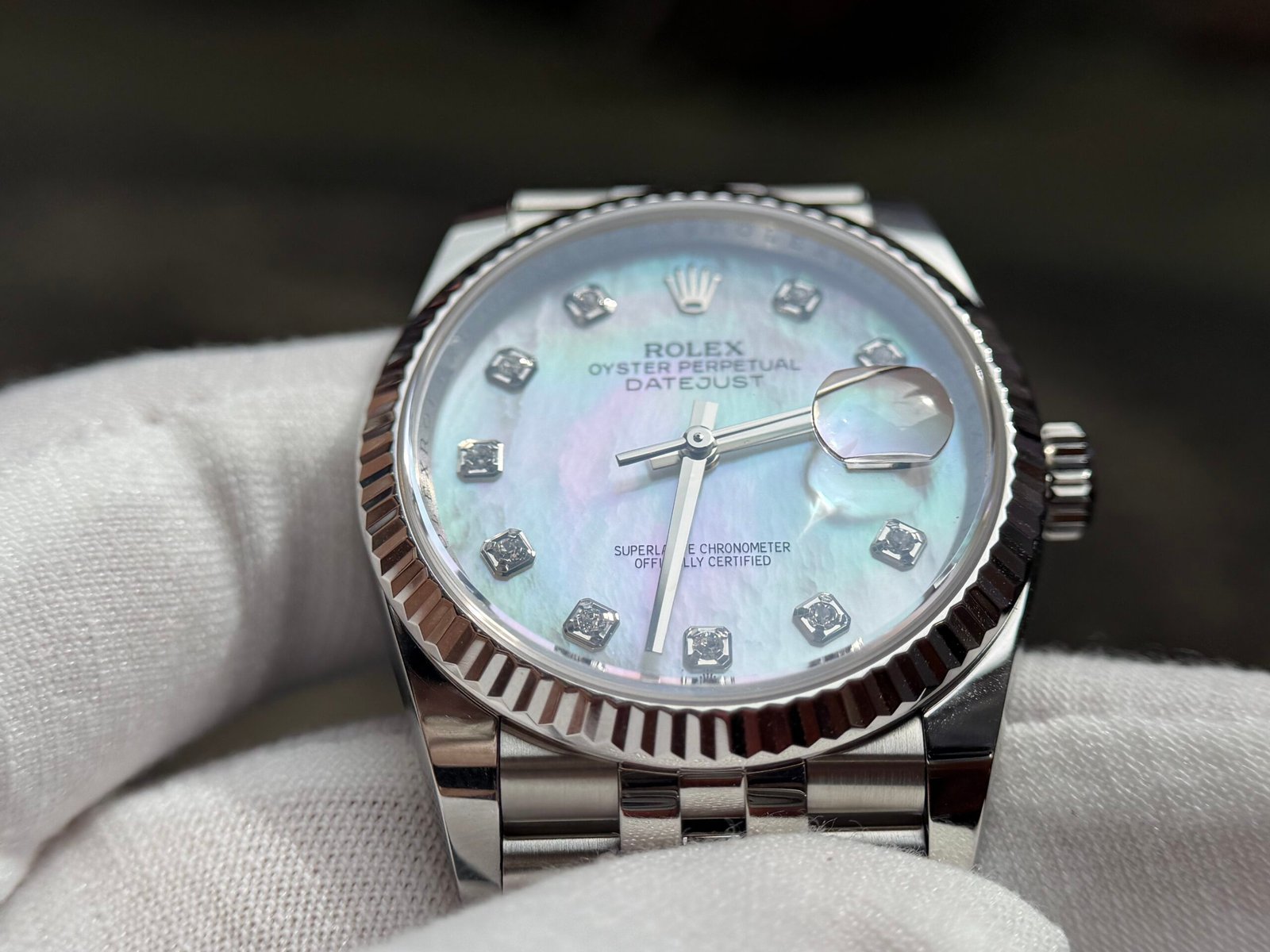 DateJust 41 and 36 126334 1:1 Best Edition 904L Steel MOP Diamond Dial on Jubilee Bracelet DD3235 - Image 6