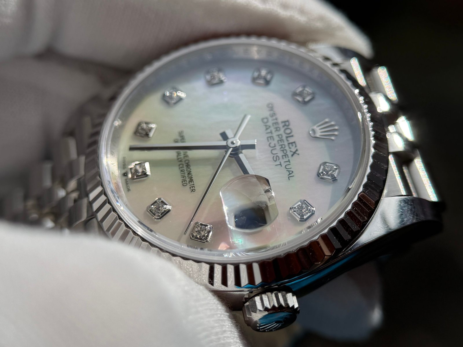 DateJust 41 and 36 126334 1:1 Best Edition 904L Steel MOP Diamond Dial on Jubilee Bracelet DD3235 - Image 8