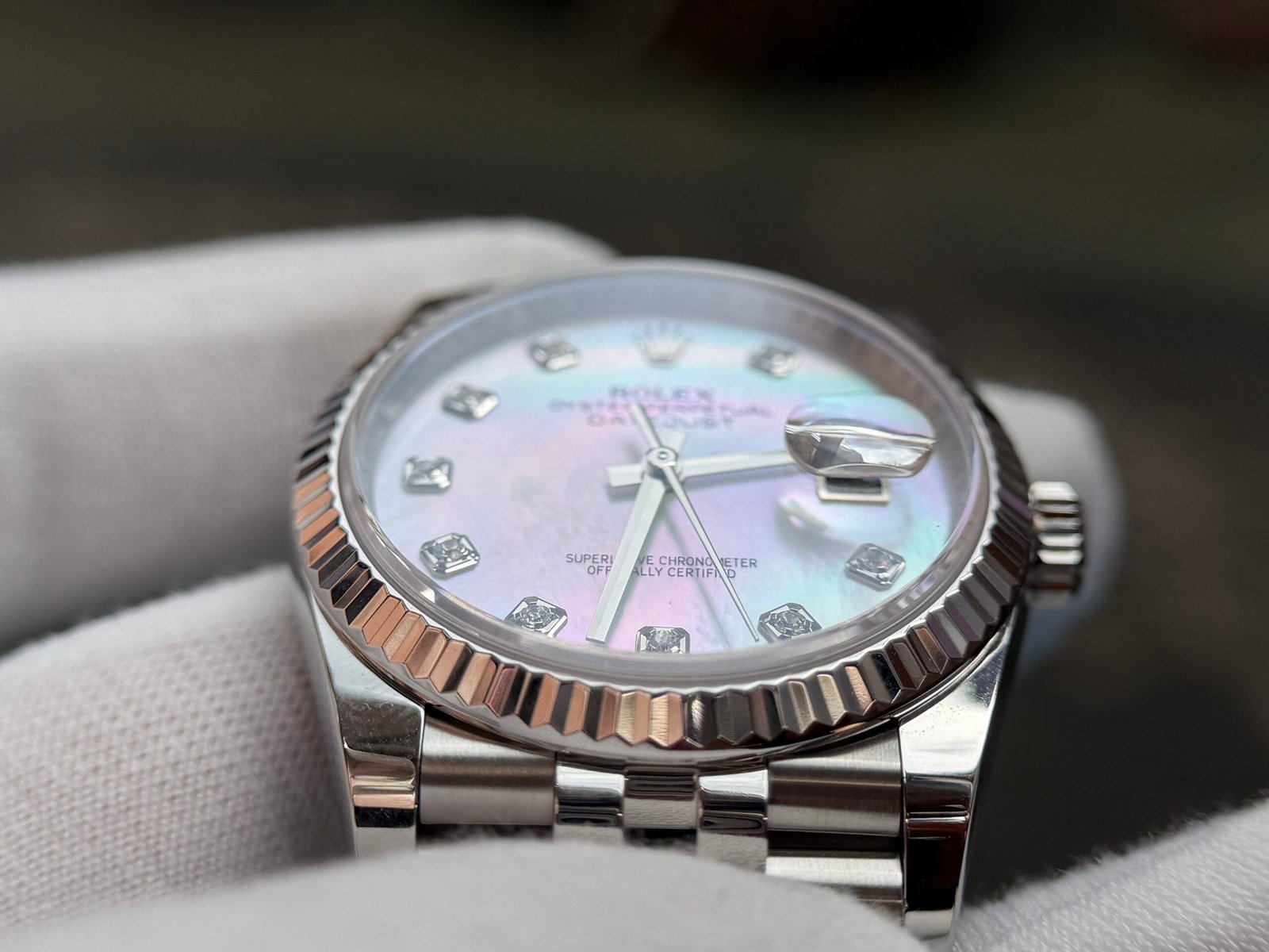 DateJust 41 and 36 126334 1:1 Best Edition 904L Steel MOP Diamond Dial on Jubilee Bracelet DD3235 - Image 10