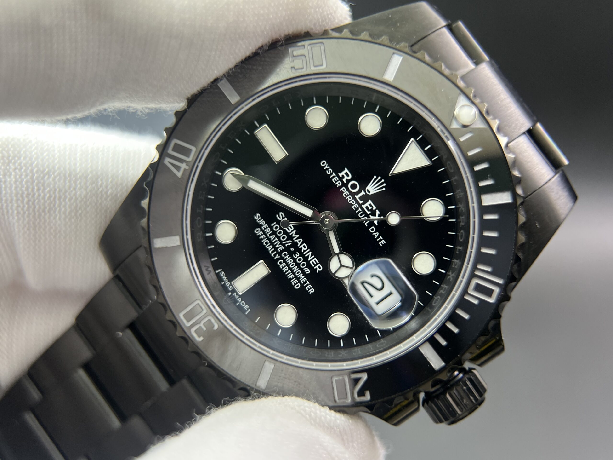 Submariner 41mm 126610 LN Black Ceramic 904L on DLC (Based on Clean ...