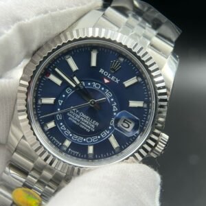 Sky-Dweller 326934 904L SS ZF 1:1 Best Edition Blue Dial on SS Jubilee Bracelet A2824