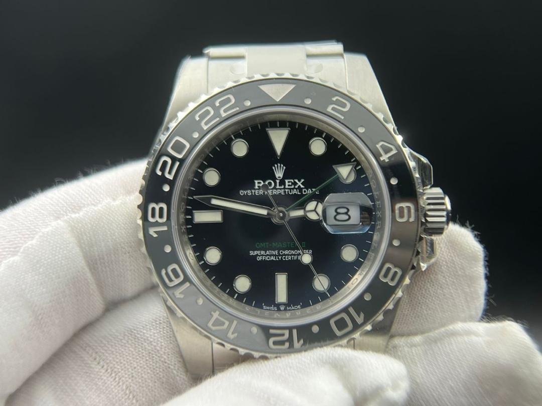 GMT-Master II 126710 GRNR Black/Gray Ceramic 904L Steel Clean 1:1 Best Edition on Jubilee and Oyster DD3285 - Image 6