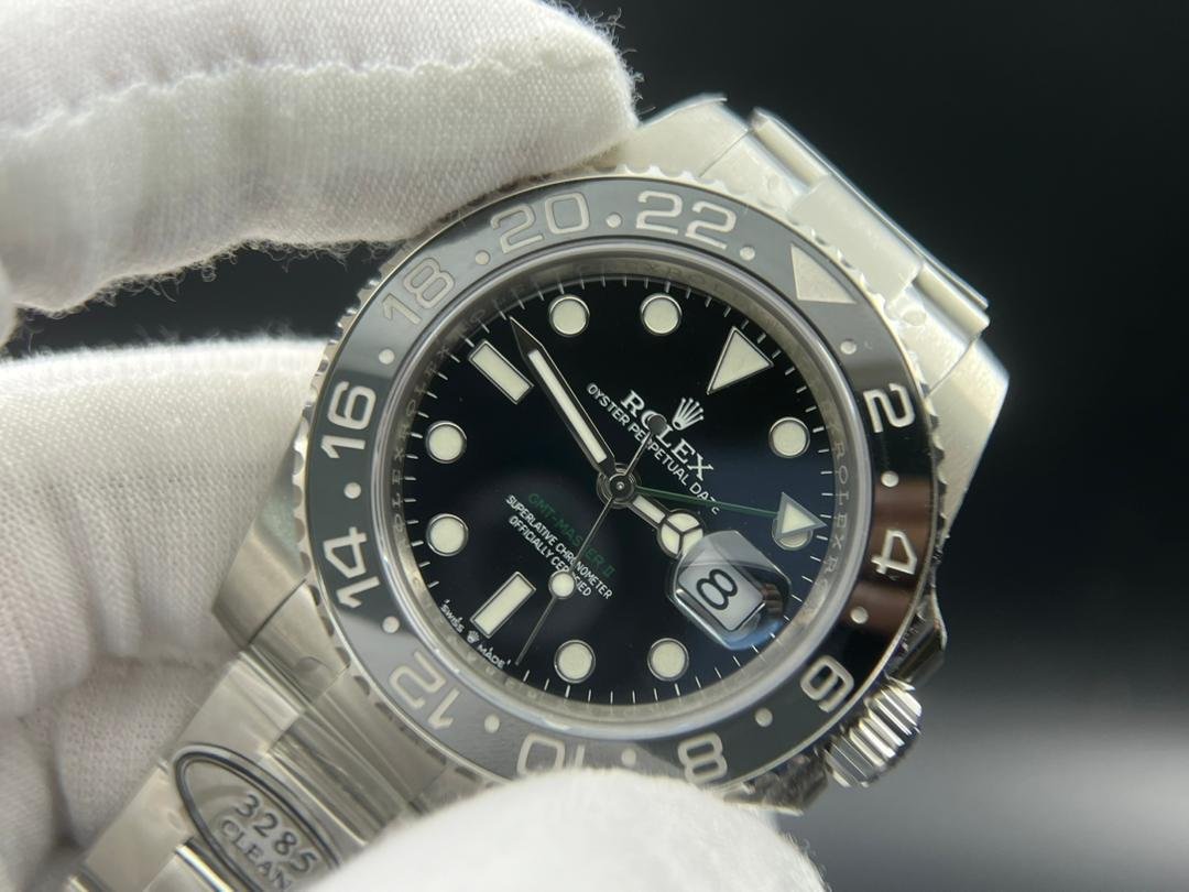 GMT-Master II 126710 GRNR Black/Gray Ceramic 904L Steel Clean 1:1 Best Edition on Jubilee and Oyster DD3285 - Image 7