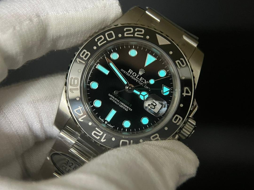 GMT-Master II 126710 GRNR Black/Gray Ceramic 904L Steel Clean 1:1 Best Edition on Jubilee and Oyster DD3285 - Image 11