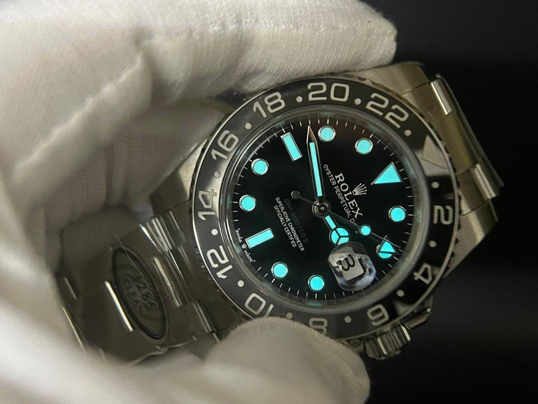 GMT-Master II 126710 GRNR Black/Gray Ceramic 904L Steel Clean 1:1 Best Edition on Jubilee and Oyster DD3285 - Image 12
