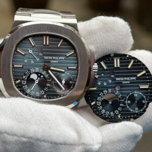 Nautilus 5712 Upgraded Blue Dial and hands moon and customized movement