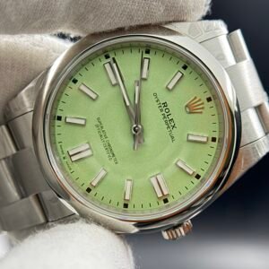 Oyster Perpetual 134300 41mm 904L VSF 1:1 Best Edition Pistachio Green Dial On SS Bracelet 3230