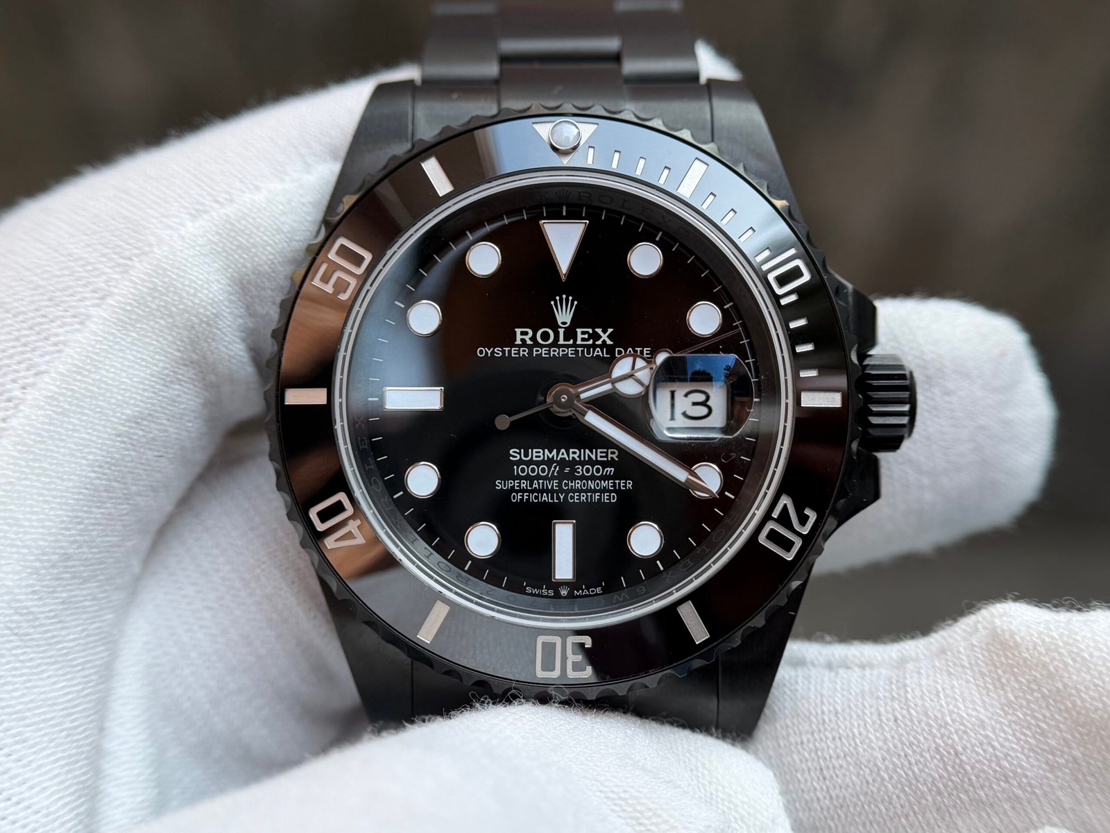 Submariner 41mm 126610 LN Black Ceramic 904L on DLC (Based on VS factory VS3235) - Image 2