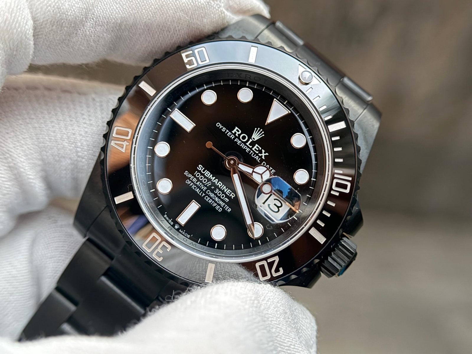 Submariner 41mm 126610 LN Black Ceramic 904L on DLC (Based on VS factory VS3235) - Image 3