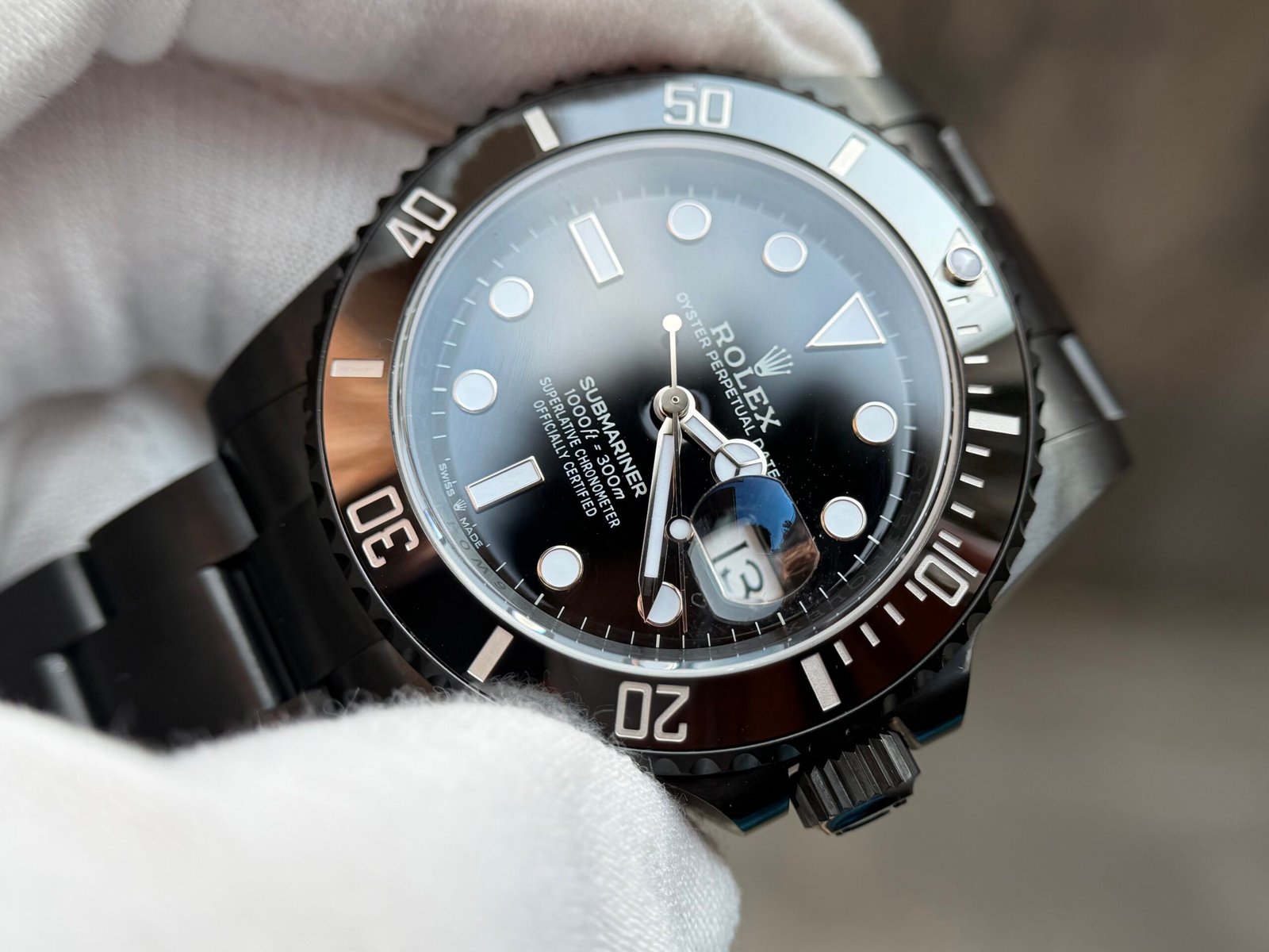 Submariner 41mm 126610 LN Black Ceramic 904L on DLC (Based on VS factory VS3235) - Image 5