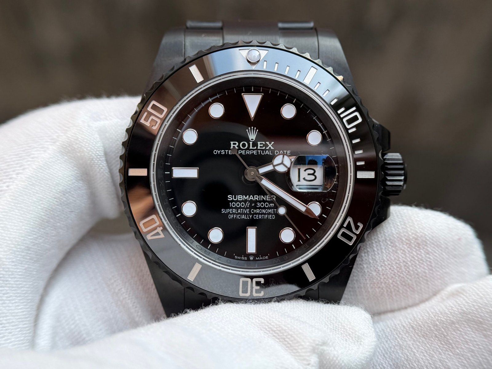 Submariner 41mm 126610 LN Black Ceramic 904L on DLC (Based on VS factory VS3235) - Image 7