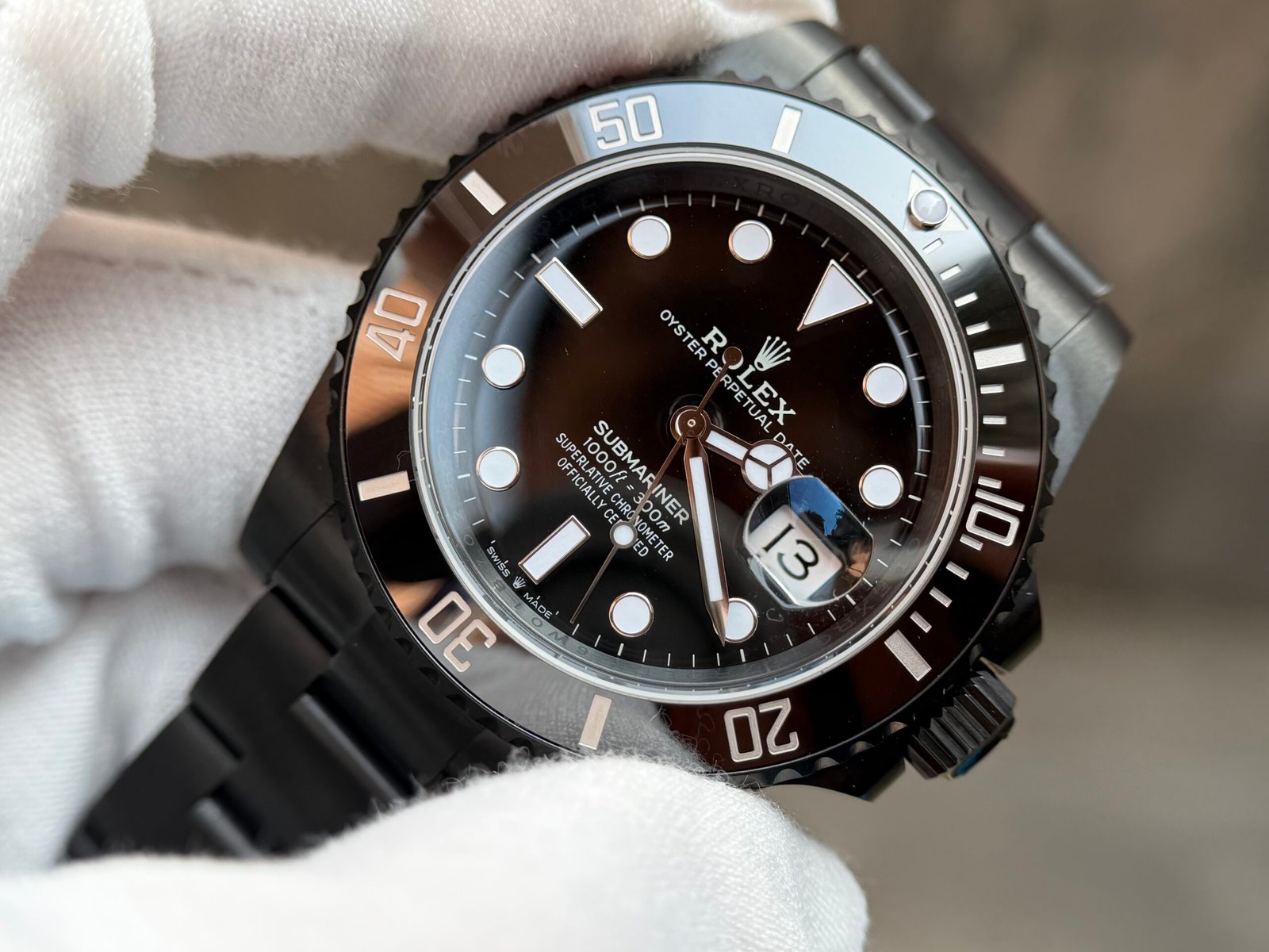 Submariner 41mm 126610 LN Black Ceramic 904L on DLC (Based on VS factory VS3235)