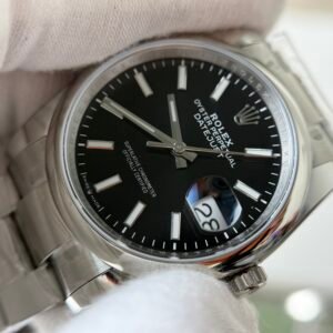 DateJust 36 126234 904L SS 1:1 Best Edition Smooth Bezel BlackDial on Oyster Bracelet VS3235