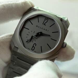Octo Finissimo Titanuim BVF 1:1 Best Edition Gray Dial on Bracelet Asian Micro Rotor Movement