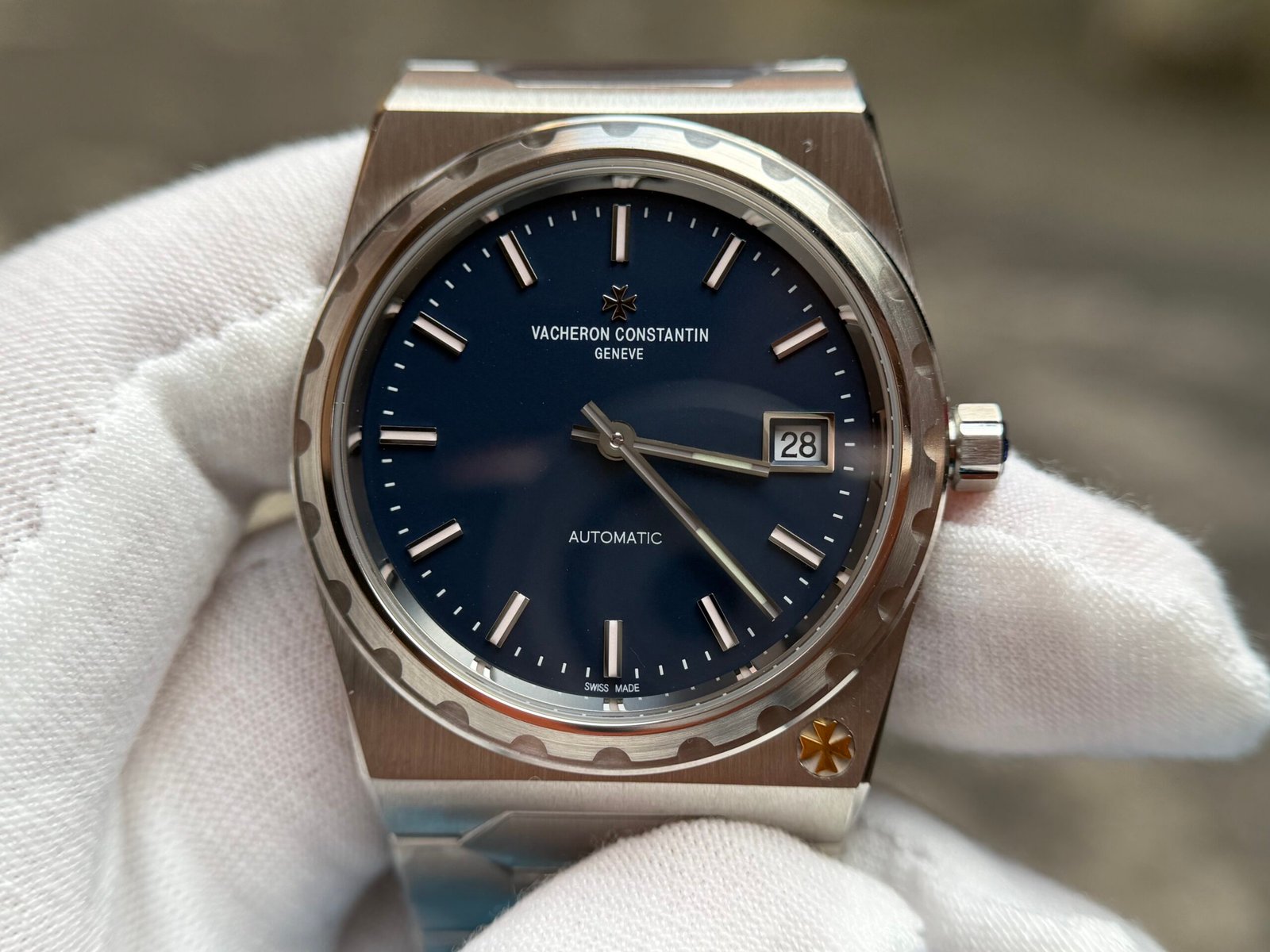 VACHERON CONSTANTIN Historiques 222 4200H/222A 37mm SS/SS Blue Dial PPF A2455 - Image 2
