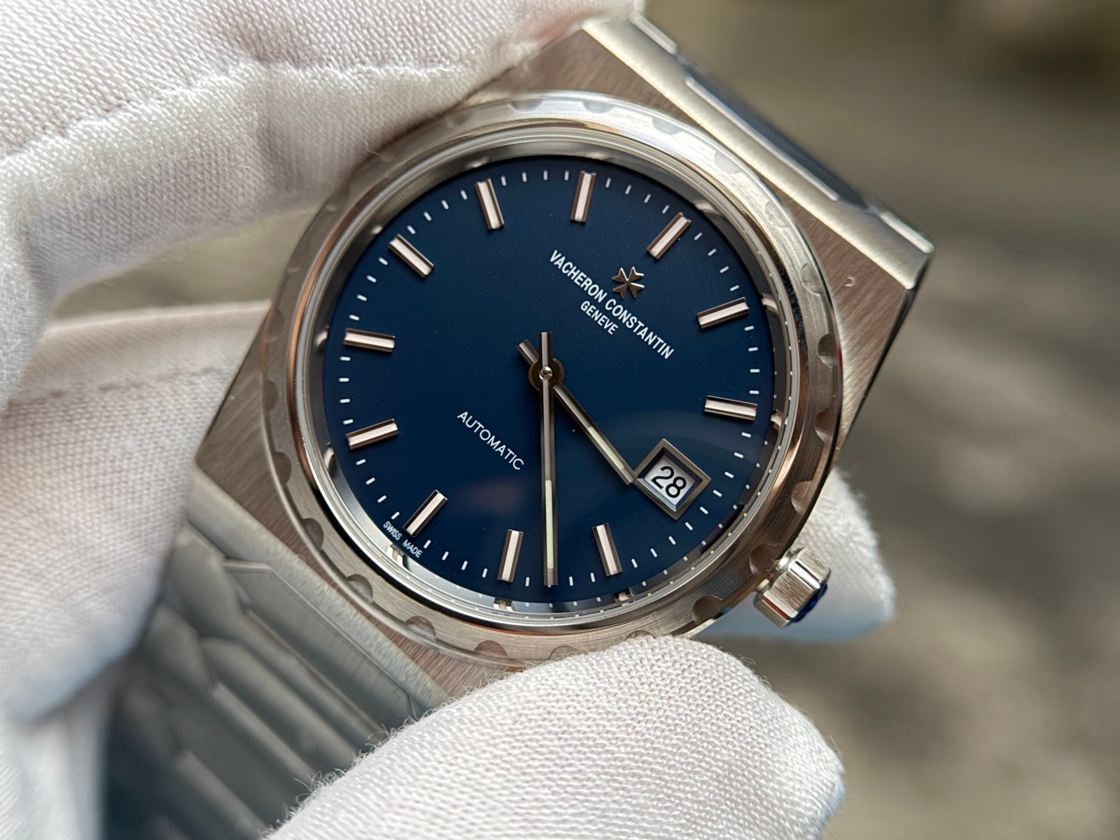 VACHERON CONSTANTIN Historiques 222 4200H/222A 37mm SS/SS Blue Dial PPF A2455 - Image 3