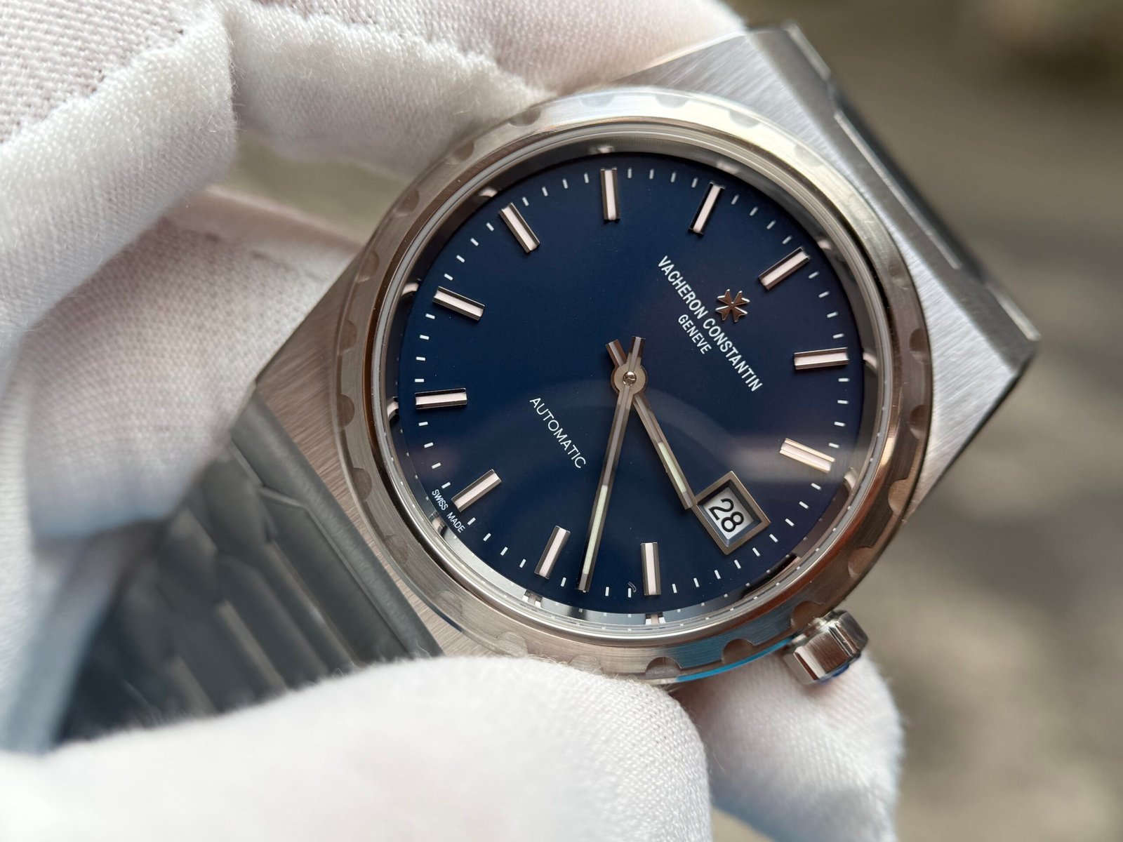 VACHERON CONSTANTIN Historiques 222 4200H/222A 37mm SS/SS Blue Dial PPF A2455