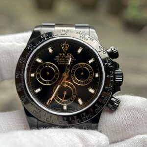 Rolex 116523 Daytona Black PVD/DLC Coated Watch with Black Dial