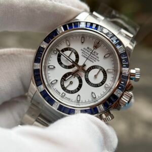 Daytona 116500 40mm with blue gemstones bezel basic VS 4130