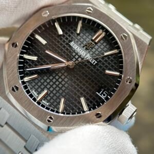 Royal Oak 41mm 15500 Upgrale black dial polish case