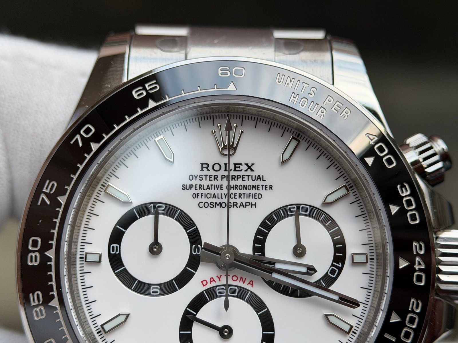 Daytona 126500 Panda 1:1 Best Edition Upgraded dial and hands and crystal and polish - Image 6