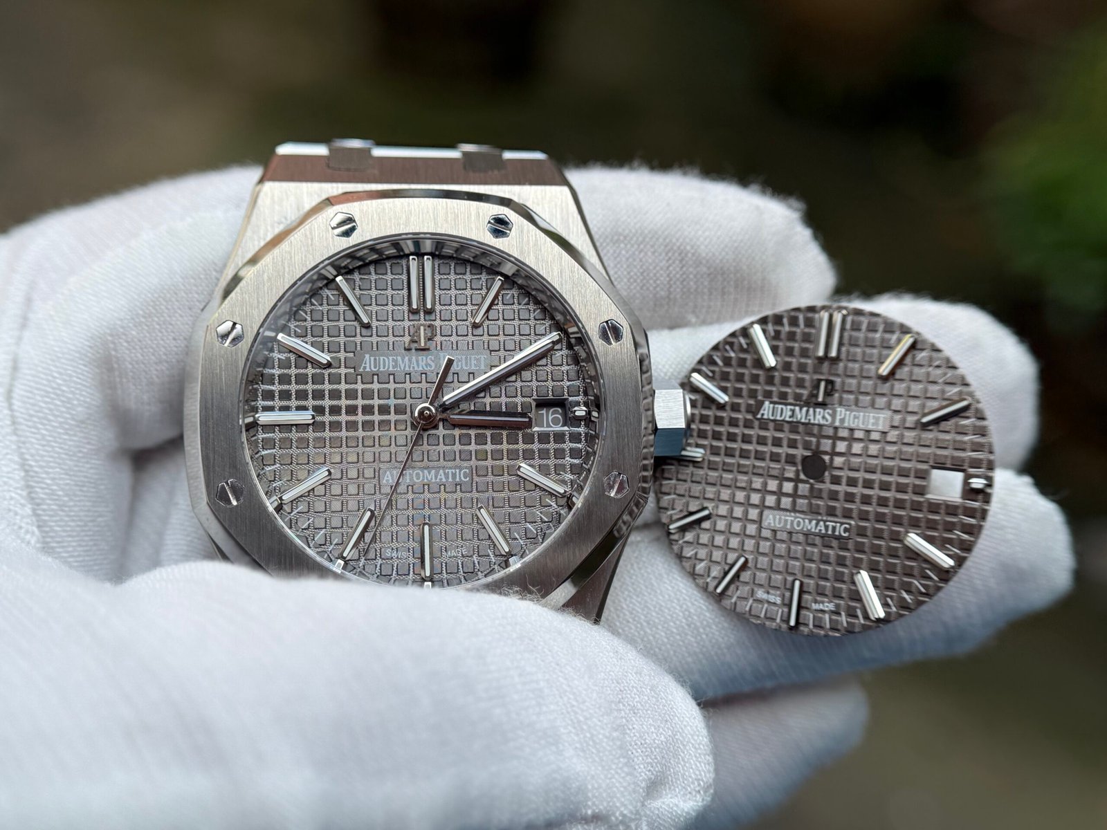 Royal Oak 37mm 15450 SS upgrade gray dial - Image 2