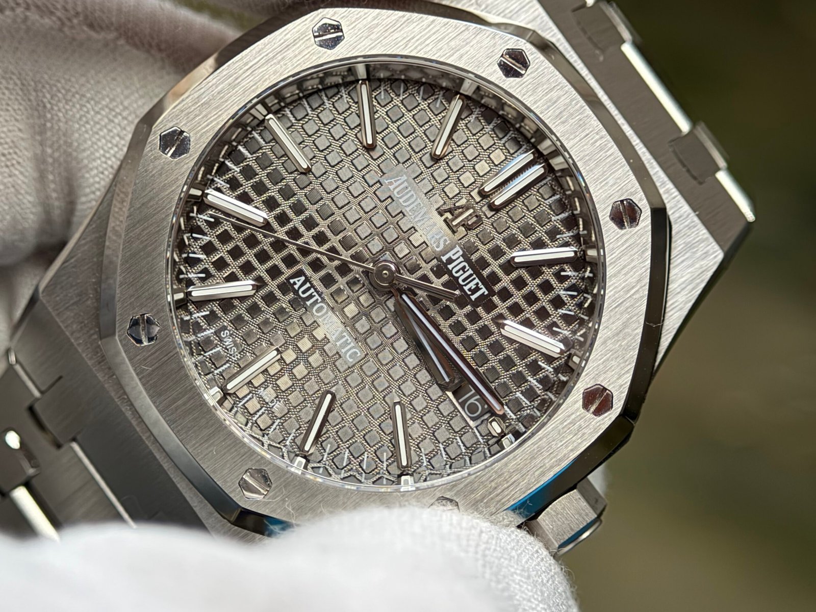 Royal Oak 37mm 15450 SS upgrade gray dial - Image 5