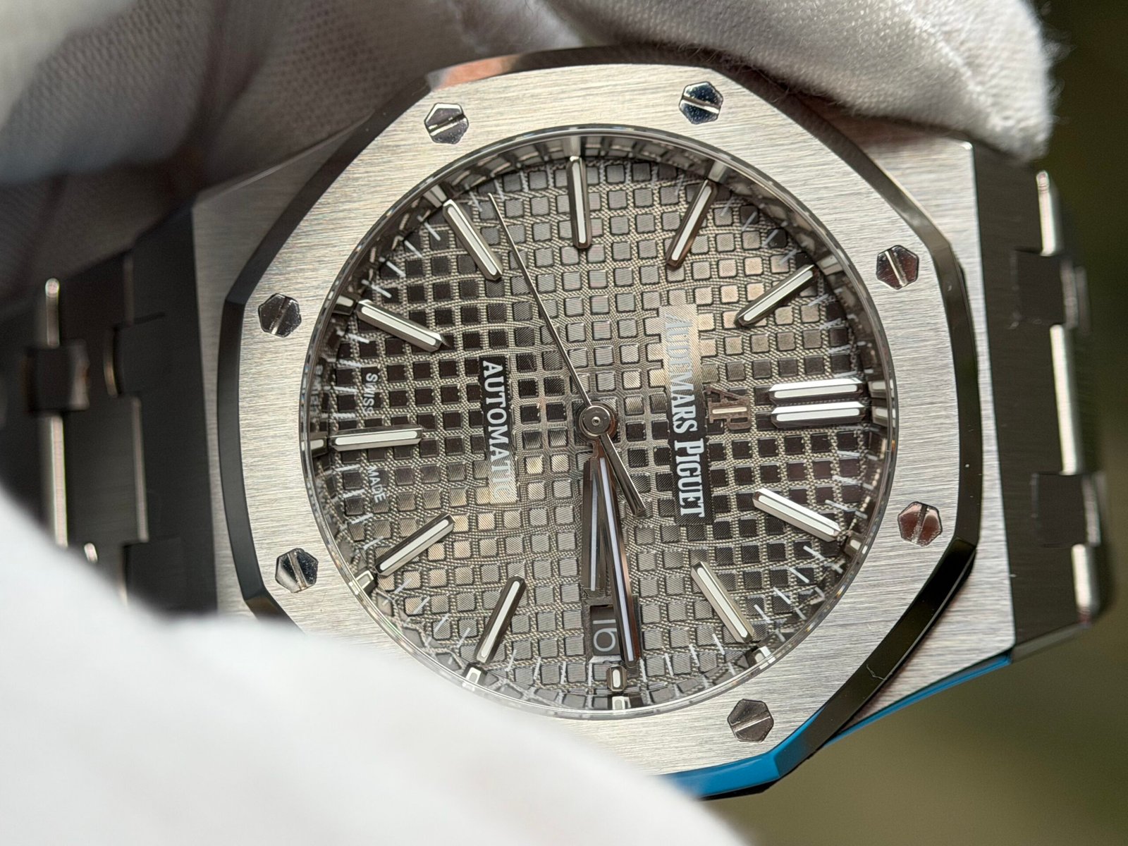 Royal Oak 37mm 15450 SS upgrade gray dial - Image 6