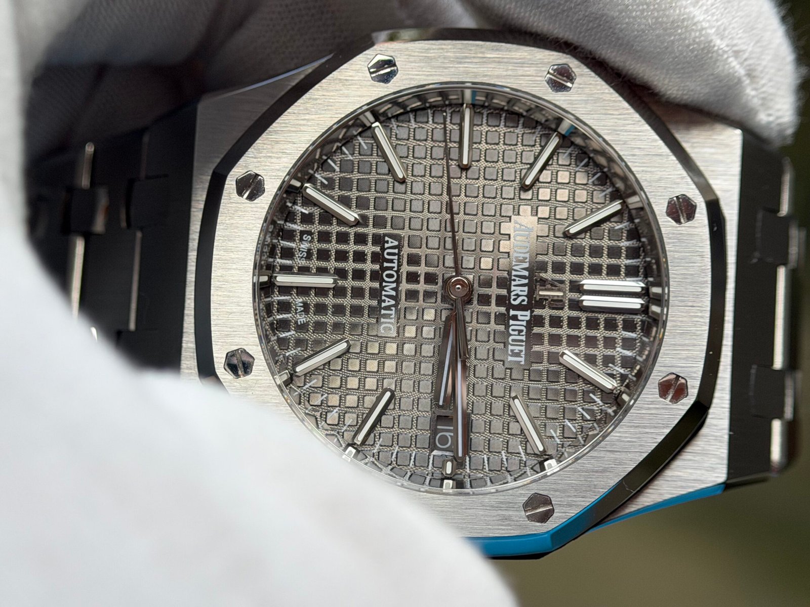 Royal Oak 37mm 15450 SS upgrade gray dial - Image 7