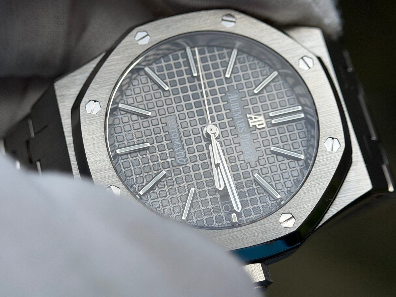 Royal Oak 37mm 15450 SS upgrade gray dial - Image 8