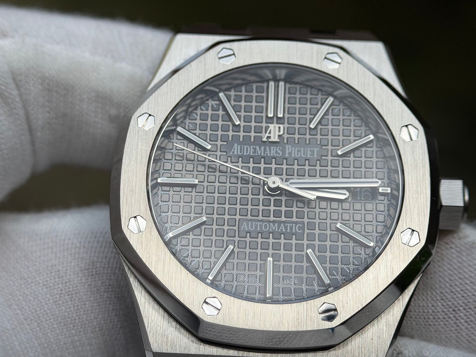 Royal Oak 37mm 15450 SS upgrade gray dial - Image 9