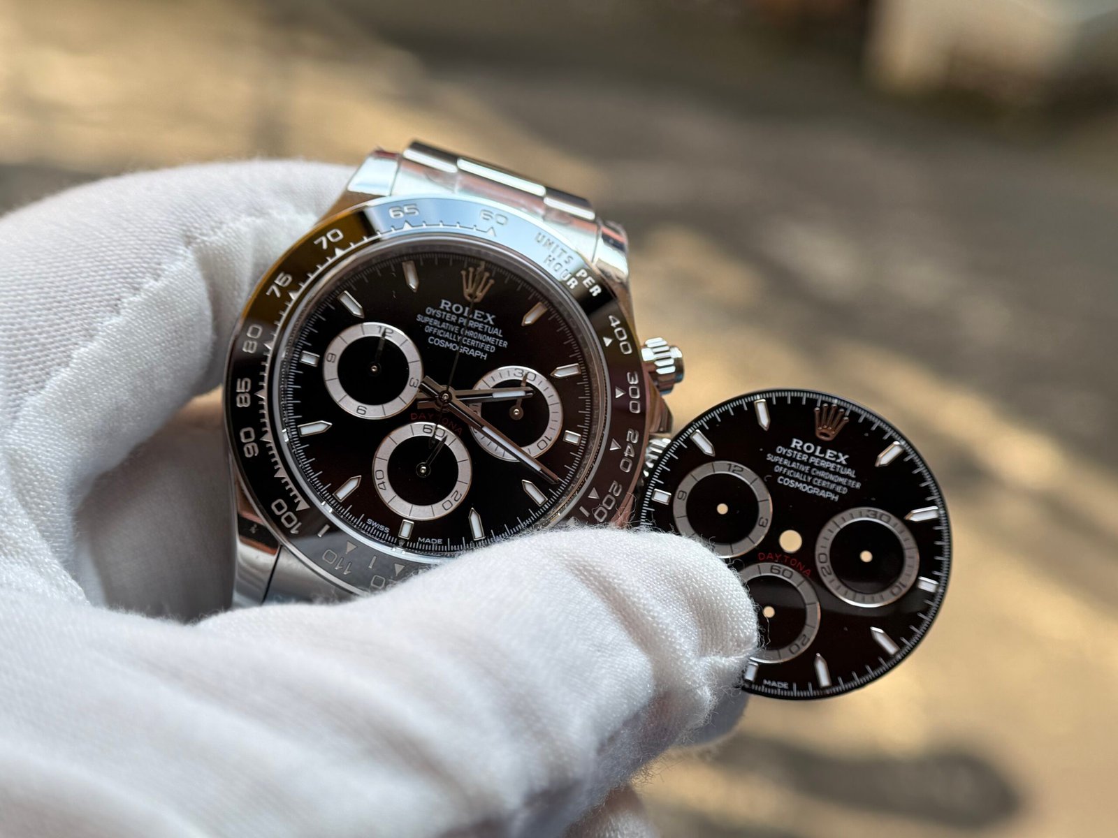 Daytona 126500 Black Panda Best Edition Upgraded dial and hands and crystal and polish
