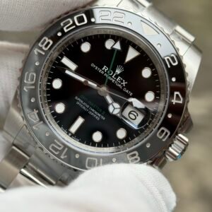 GMT-Master II 126710 GRNR Black/Gray Ceramic on Jubilee and Oyster DD3285 Upgrade crystal and polish case& bracelet