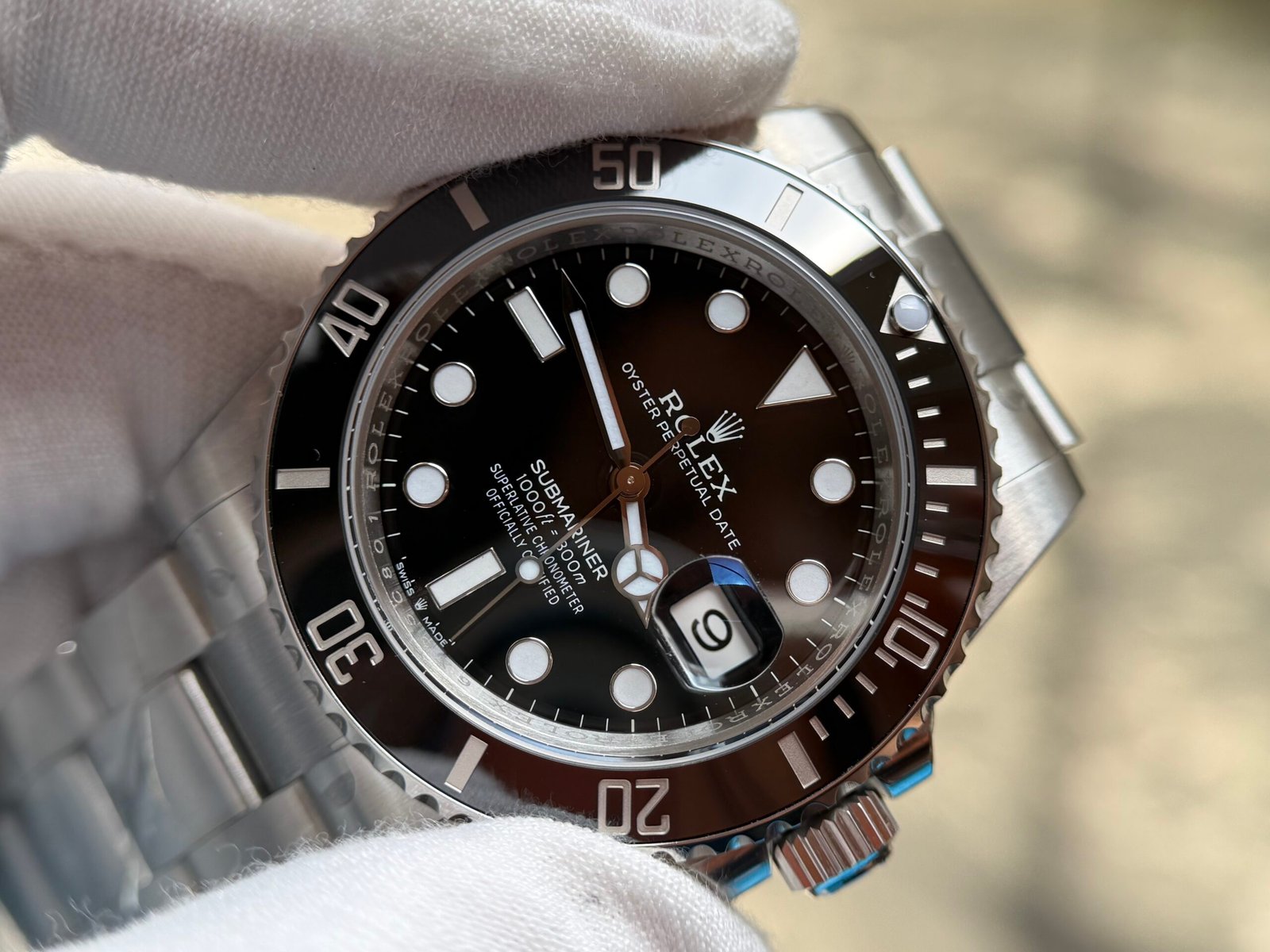 Submariner 41mm 126610 LN Black Ceramic 904L Steel VSF 1:1 Best Edition VS3235 - Image 4