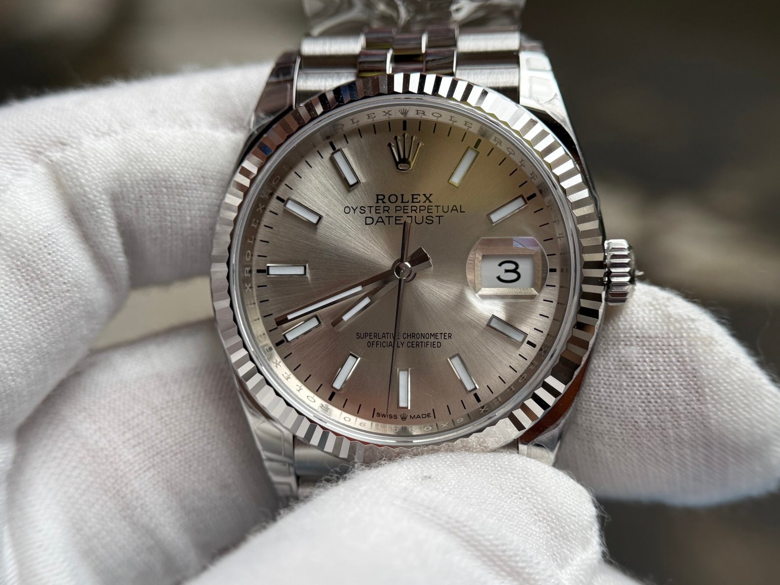 Datejust 126234 36mm Jub SS/SS Silver/Stk DD3235 - Image 2