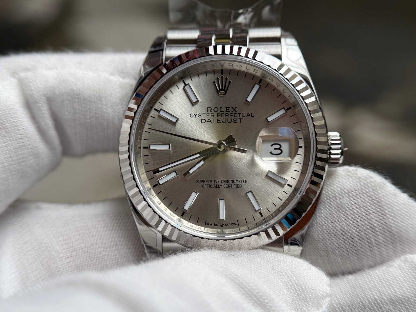 Datejust 126234 36mm Jub SS/SS Silver/Stk DD3235 - Image 4